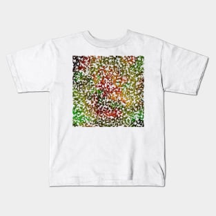 Abstract curves pattern paint Kids T-Shirt